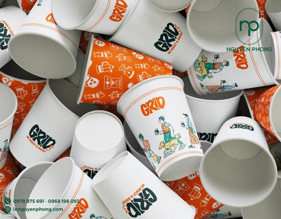 Thiết kế bao bì thực phẩm trên cốc giấy